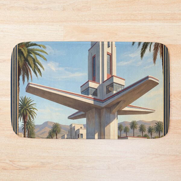 Artikelvorschau, Asmara, Eritrea – Vintage-Reisekunst: Art-déco-Architektur und italienischer Modernismus entworfen und verkauft von Bomax121.