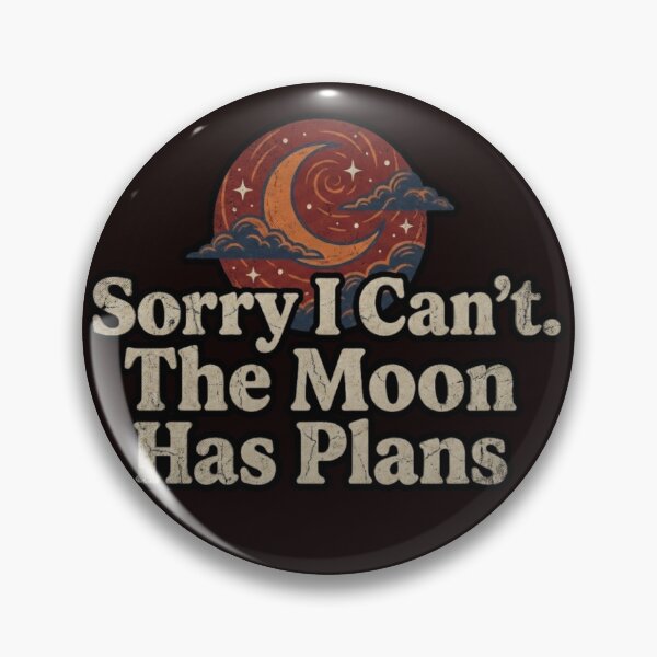 Item preview, Sorry I Can't The Moon Has Plans Vintage Celestial Moon Illustration designed and sold by FitEnvy.