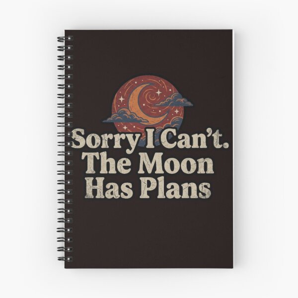 Item preview, Sorry I Can't The Moon Has Plans Vintage Celestial Moon Illustration designed and sold by FitEnvy.