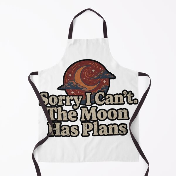 Item preview, Sorry I Can't The Moon Has Plans Vintage Celestial Moon Illustration designed and sold by FitEnvy.