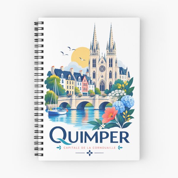 Item preview, Quimper sign with city landmarks designed and sold by 1enchik.