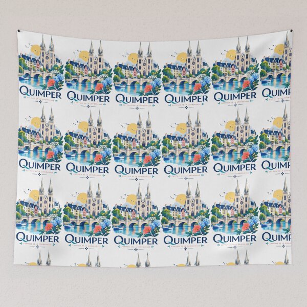 Item preview, Quimper sign with city landmarks designed and sold by 1enchik.