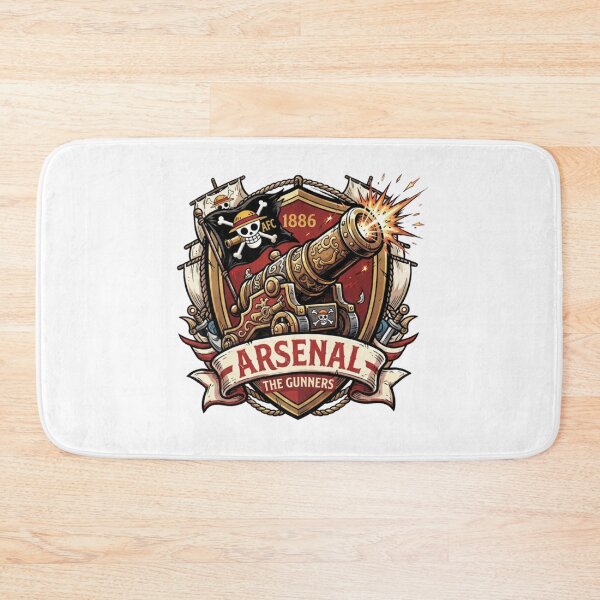 Item preview, Pirate Cannon Shield Vintage Anime Sports Crest designed and sold by annaarthk.