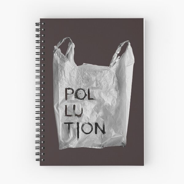Item preview, Single-Use Pollution - Crumpled Plastic Bag Grunge Typography  designed and sold by Creatby7030.