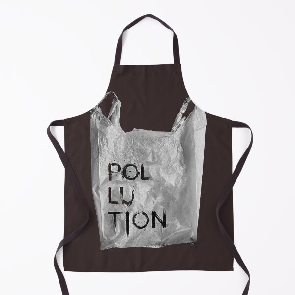 Item preview, Single-Use Pollution - Crumpled Plastic Bag Grunge Typography designed and sold by Creatby7030.
