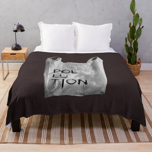 Item preview, Single-Use Pollution - Crumpled Plastic Bag Grunge Typography designed and sold by Creatby7030.