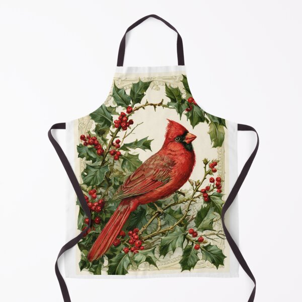 Item preview, Vintage Cardinal Christmas card designed and sold by MendaciousMina.