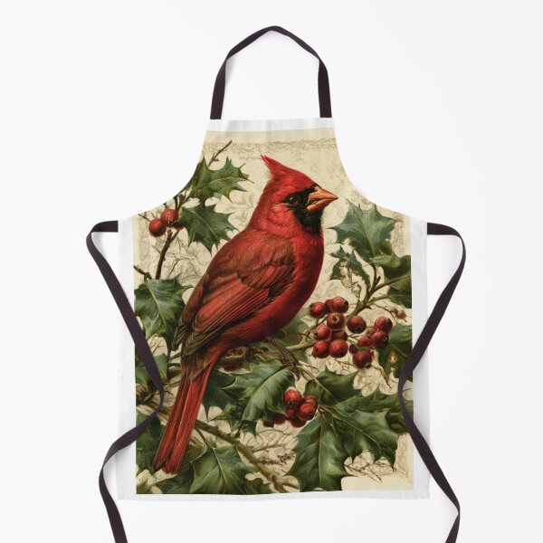 Item preview, Vintage Cardinal Christmas card designed and sold by MendaciousMina.