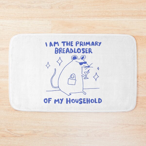 Item preview, Funny Rat Lover Breadloser Meme Design designed and sold by MelBarrerahh.
