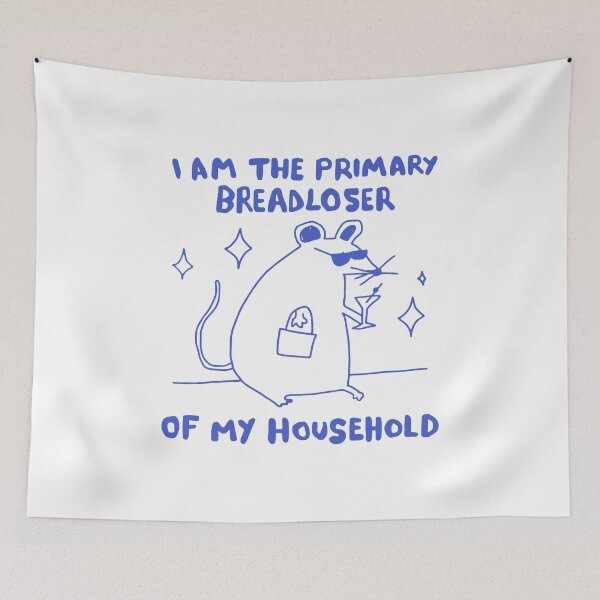 Item preview, Funny Rat Lover Breadloser Meme Design designed and sold by MelBarrerahh.