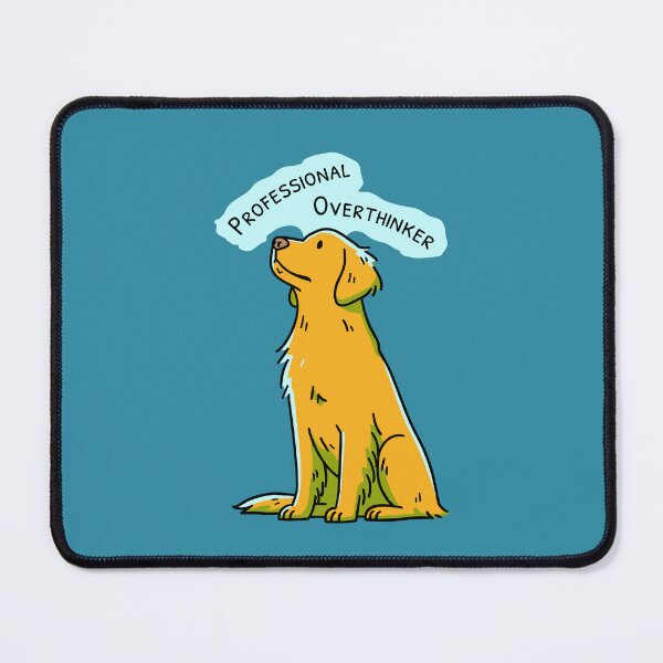 Item preview, Professional Overthinker Golden Retriever designed and sold by MZS Studio.