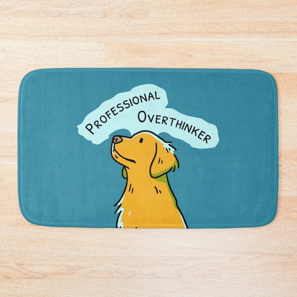 Item preview, Professional Overthinker Golden Retriever designed and sold by MZS Studio.