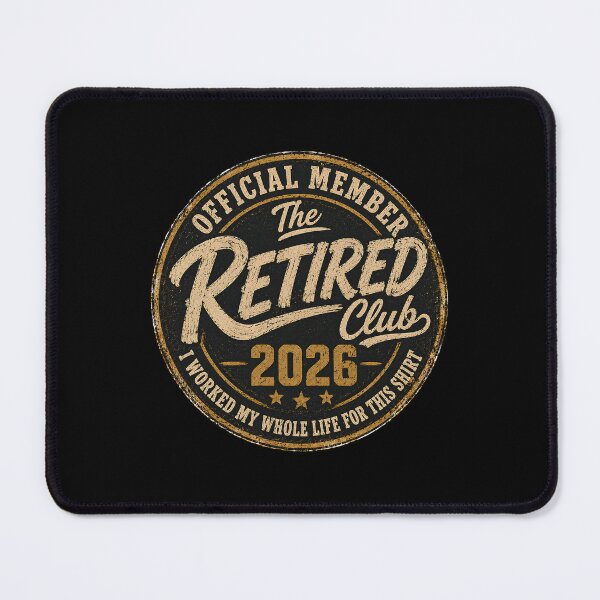 Item preview, Retired 2026 Club Official Member Retirement Party Gift Funny Retirement Celebration Coworker Retiree Gift Idea designed and sold by designstoriesMK.