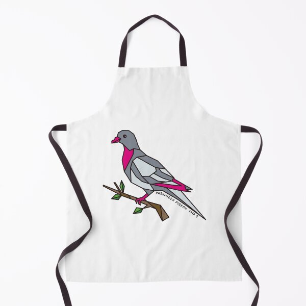 Item preview, Geometric Passenger Pigeon - Magenta Accent designed and sold by AnimalsKnowAll.