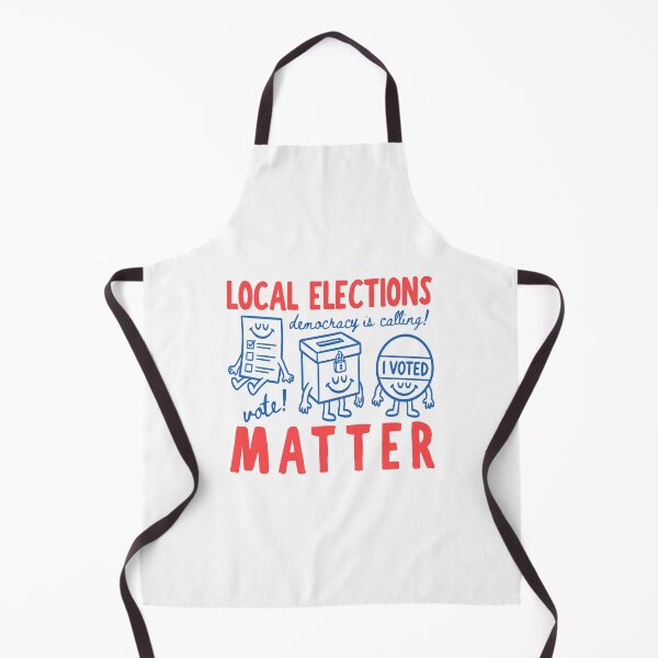 Item preview, Local Elections Matter Retro Doodle Voting Art designed and sold by MelBarrerahh.