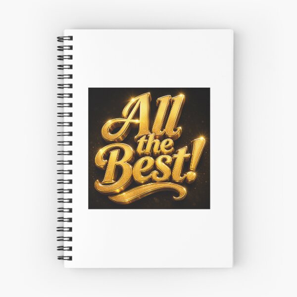 Item preview, Outstanding Golden All the Best Typography designed and sold by USNONLINE.