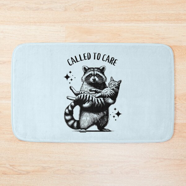 Item preview, Called to Care Raccoon and Cat Animal Lover designed and sold by Sachie's Studio.