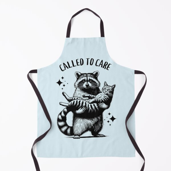 Item preview, Called to Care Raccoon and Cat Animal Lover designed and sold by Sachie's Studio.