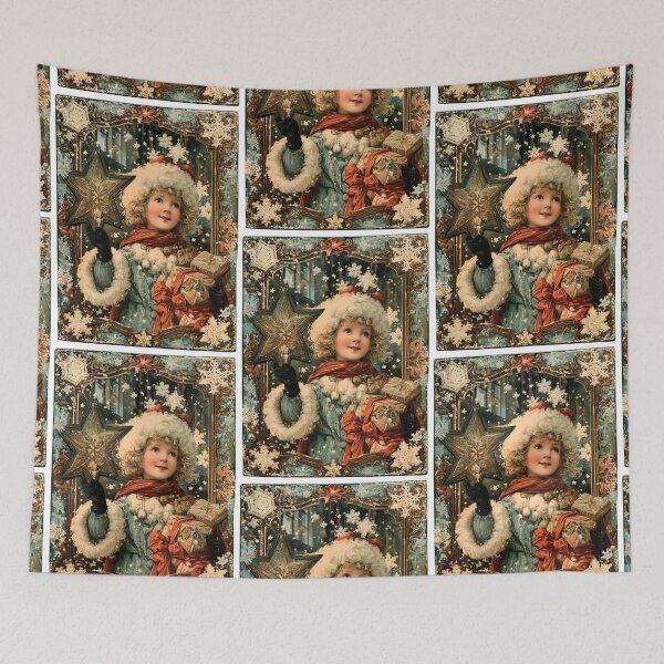 Item preview, Vintage Victorian Christmas card designed and sold by MendaciousMina.