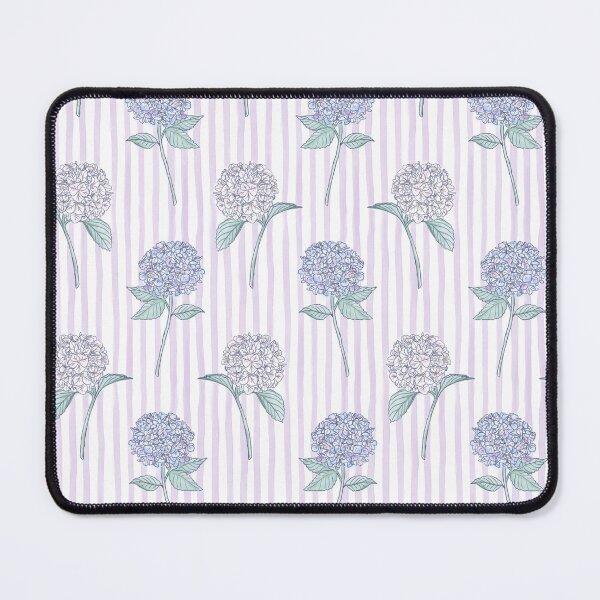 Item preview, Southampton Summer Stripes (Watercolor Hydrangeas) designed and sold by staceylehman.