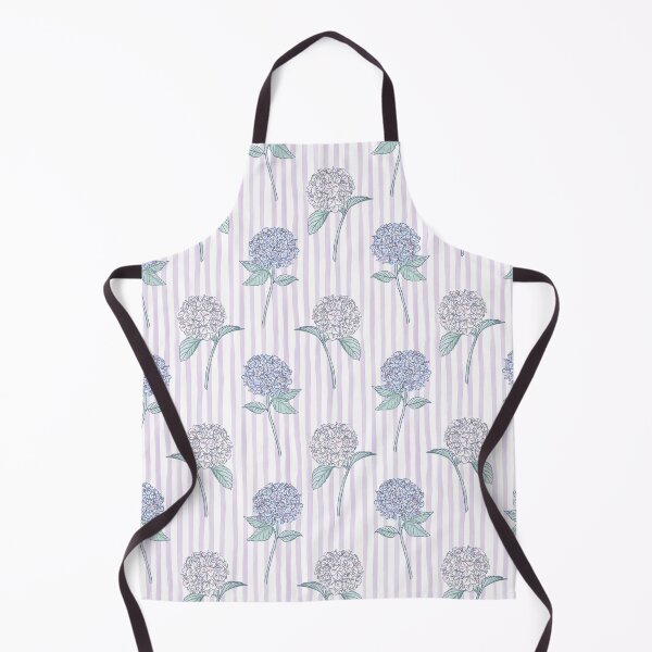Item preview, Southampton Summer Stripes (Watercolor Hydrangeas) designed and sold by staceylehman.