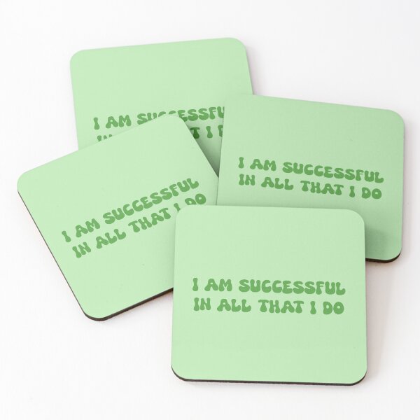 Aperçu de l'œuvre Je réussis dans tout ce que j'entreprends - affirmation positive créée et vendue par SlimyFish.