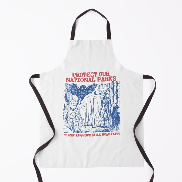 Item preview, Cryptid National Parks Vintage Protect Art designed and sold by MelBarrerahh.