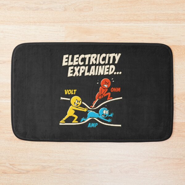 Item preview, Electricity Explained - Funny Science Nerd T-shirt designed and sold by shmupod.