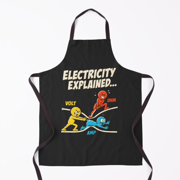 Item preview, Electricity Explained - Funny Science Nerd T-shirt designed and sold by shmupod.