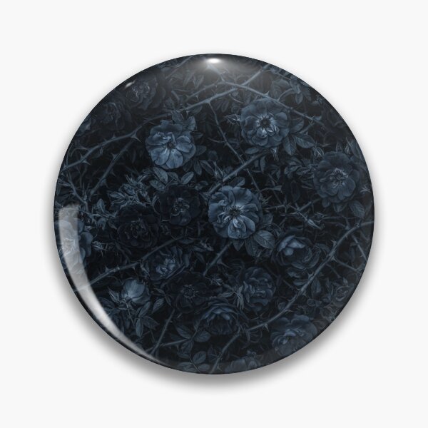 Item preview, Dark Blue Gothic Rose Thorns Pattern designed and sold by Owcomm.