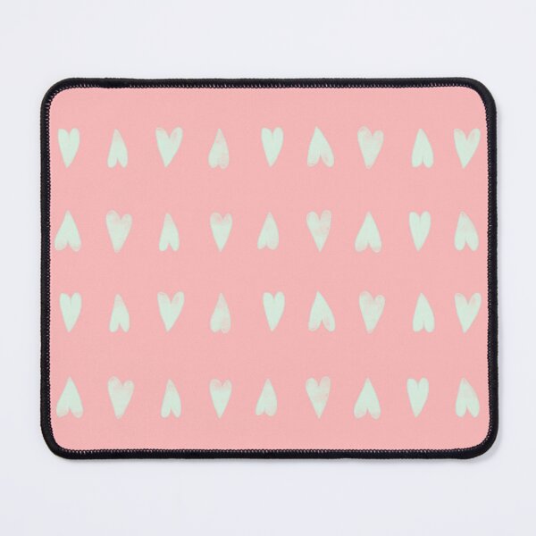 Item preview, Minimalist design of hand-painted hearts. Pastel pink version designed and sold by Origillus.