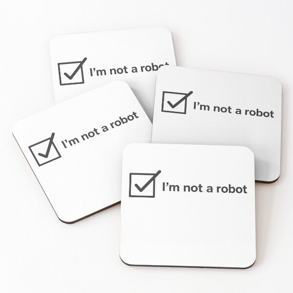 Item preview, I'm not a robot designed and sold by bobcatmarty.