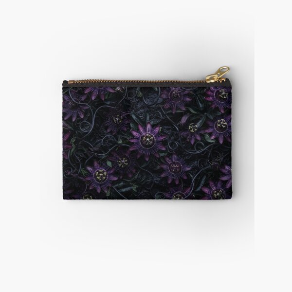 Item preview, Dark Purple Passion Flower Floral Pattern designed and sold by Owcomm.