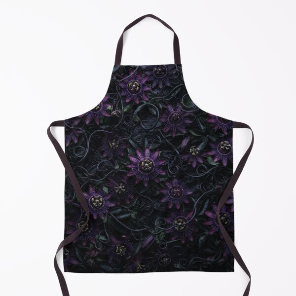 Item preview, Dark Purple Passion Flower Floral Pattern designed and sold by Owcomm.