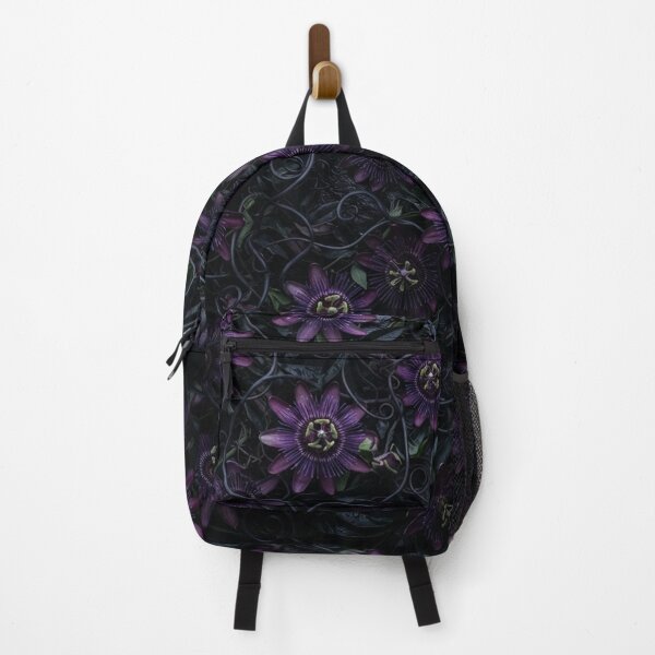 Item preview, Dark Purple Passion Flower Floral Pattern designed and sold by Owcomm.