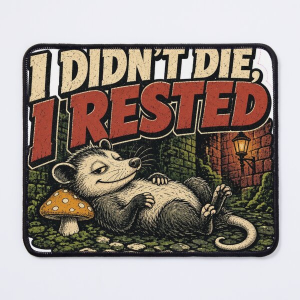 Item preview, Strategic Nap Opossum Funny Sticker designed and sold by Jelly Farm.