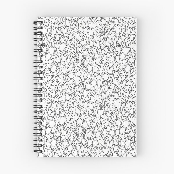 Item preview, Beautiful Black And White Tulip Pattern designed and sold by Owcomm.