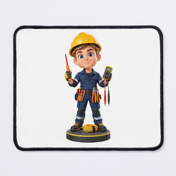Item preview, Electrician with Multimeter – Electrical Worker Gift designed and sold by libanmax.