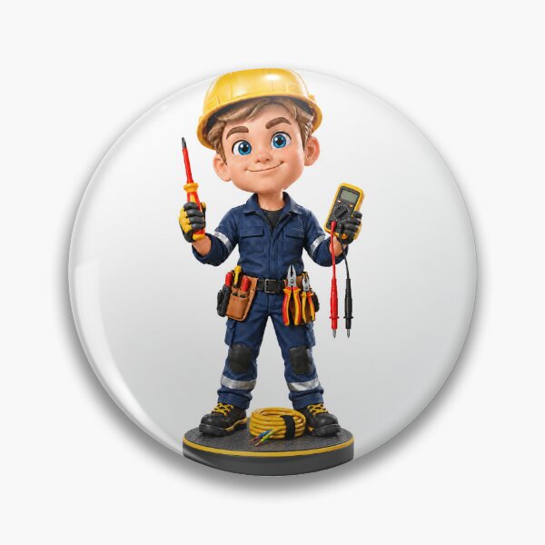 Item preview, Electrician with Multimeter – Electrical Worker Gift designed and sold by libanmax.
