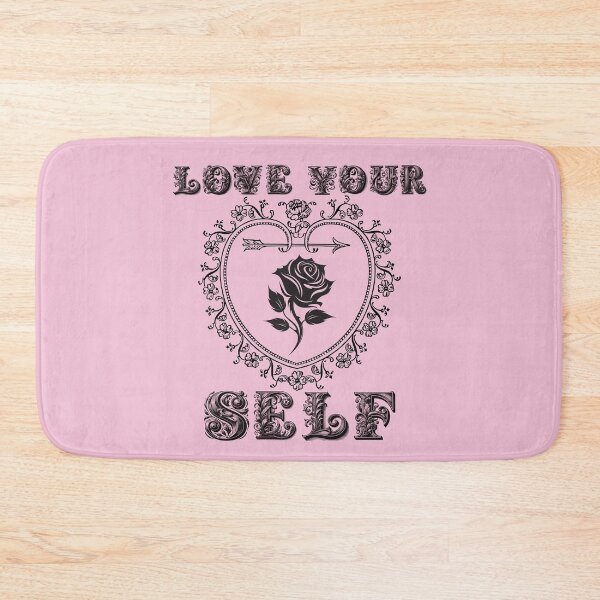 Item preview,  Love Your Self  decorative font  Rose designed and sold by GoGreenlove.