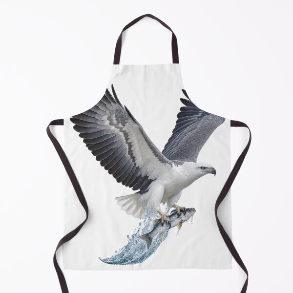 Item preview, White-Bellied Sea Eagle Catching a Fish designed and sold by Funnydesign4u.