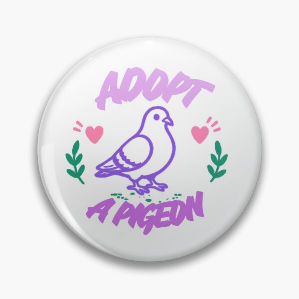 Item preview, Adopt A Pigeon - Pigeon Rescue and Adoption, Lavender Color designed and sold by Julia N.