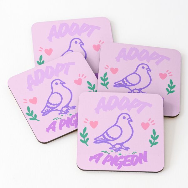 Item preview, Adopt A Pigeon - Pigeon Rescue and Adoption, Lavender Color designed and sold by Julia N.