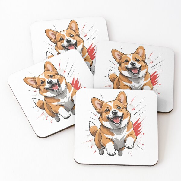 Item preview, Corgi Dog Character Dynamic Action Pose – Corgi owner gift designed and sold by michallechowicz.
