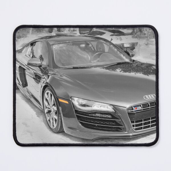 Item preview, 2010 Blue Audi R8 High-Gloss Black Chin Spoiler Detail Close-Up Photography designed and sold by RichFrancoCars.