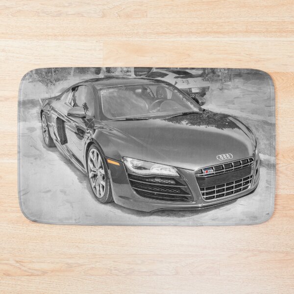 Item preview, 2010 Blue Audi R8 High-Gloss Black Chin Spoiler Detail Close-Up Photography   designed and sold by RichFrancoCars.