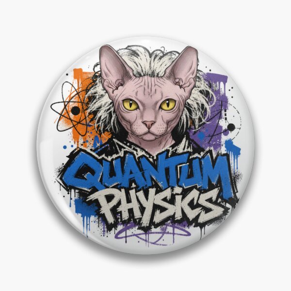 Item preview, Quantum Physics  Cat Graffiti T-Shirt | Funny Science Professor Sphynx Cat Physics Teacher STEM Major Gift designed and sold by illeN-Art-World.