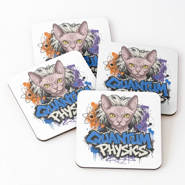 Item preview, Quantum Physics  Cat Graffiti T-Shirt | Funny Science Professor Sphynx Cat Physics Teacher STEM Major Gift designed and sold by illeN-Art-World.