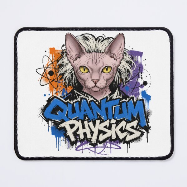 Item preview, Quantum Physics Cat Graffiti T-Shirt | Funny Science Professor Sphynx Cat Physics Teacher STEM Major Gift designed and sold by illeN-Art-World.