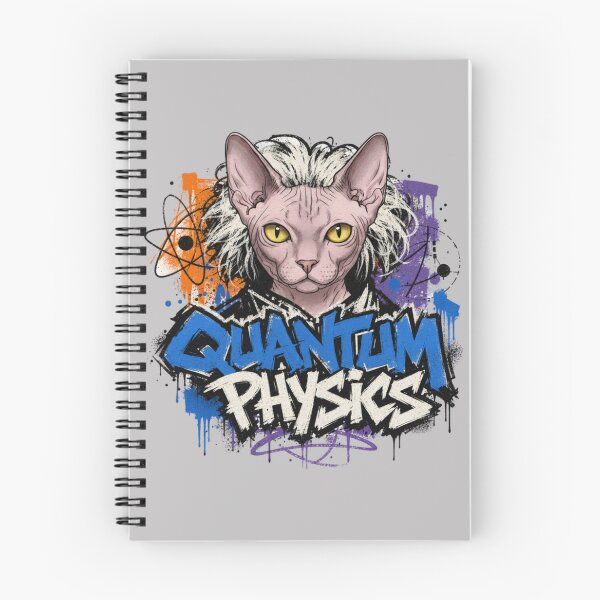 Item preview, Quantum Physics  Cat Graffiti T-Shirt | Funny Science Professor Sphynx Cat Physics Teacher STEM Major Gift designed and sold by illeN-Art-World.